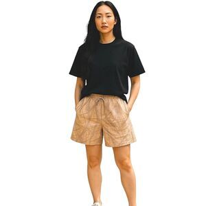 Portraits by Northern Isles Pure Linen Shorts Pull On Pockets Relaxed Coastal L